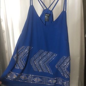 Royal blue tank